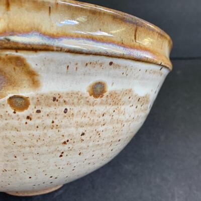 Lot 144: MCM Footed Mugs & Artist Signed Pottery
