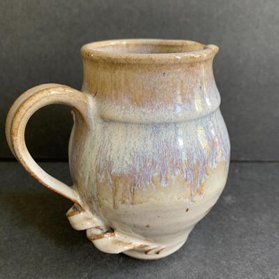 Lot 143: Artist Signed Decorative Pottery Pitchers & Vase 