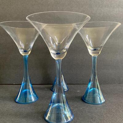 Lot 142: Bombay Sapphire Holiday Glasses