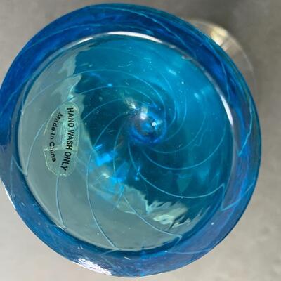 Lot 142: Bombay Sapphire Holiday Glasses