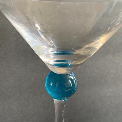 Lot 142: Bombay Sapphire Holiday Glasses