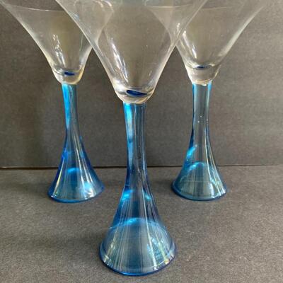 Lot 142: Bombay Sapphire Holiday Glasses