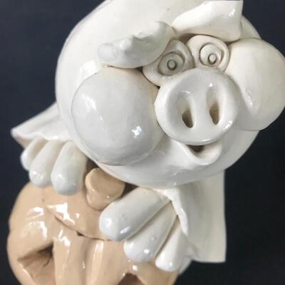 Lot 114: Unique OOAK Whimsical Sculptures 