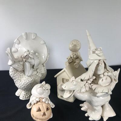 Lot 114: Unique OOAK Whimsical Sculptures 