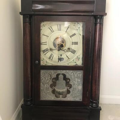 Lot 115:  Antique Seth Thomas Clock