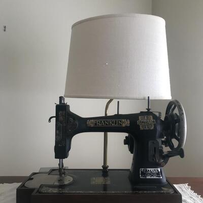 Lot 110: Franklin Sewing Machine Lamp