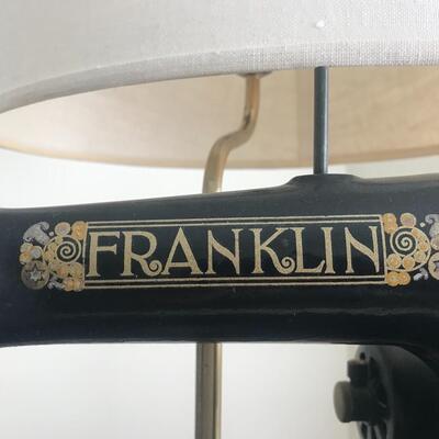 Lot 110: Franklin Sewing Machine Lamp