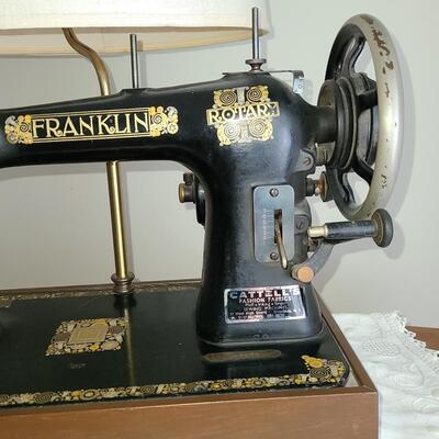 Lot 110: Franklin Sewing Machine Lamp