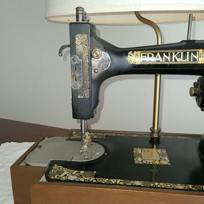 Lot 110: Franklin Sewing Machine Lamp