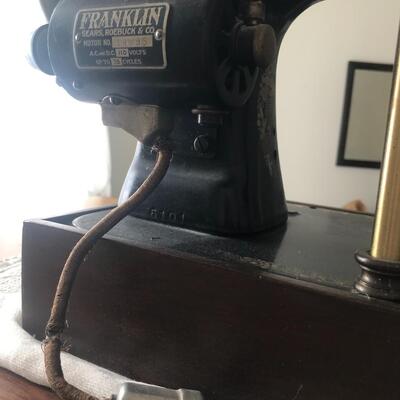 Lot 110: Franklin Sewing Machine Lamp