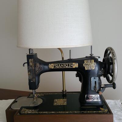 Lot 110: Franklin Sewing Machine Lamp