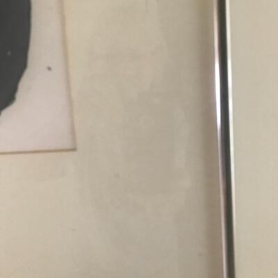 Lot 107: Vintage,Framed Artist Signed Black Cat Artwork, "Spooky" and More  