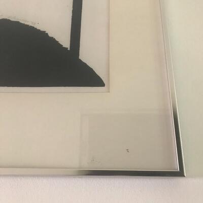 Lot 107: Vintage,Framed Artist Signed Black Cat Artwork, "Spooky" and More  