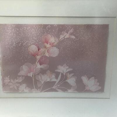 Lot 105:  Original Art: "Oriental Flowers" 