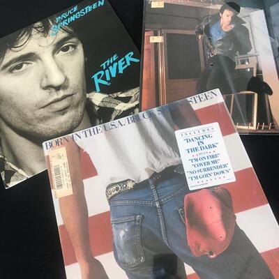 Lot 93: Classic Rock Albums: Bruce Springsteen and More