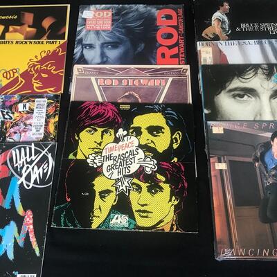 Lot 93: Classic Rock Albums: Bruce Springsteen and More