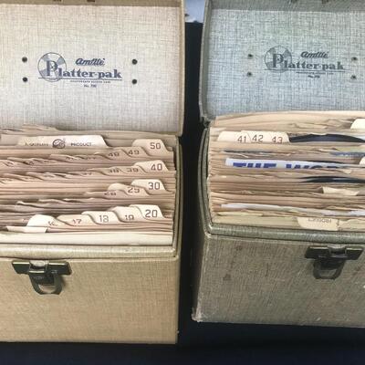 Lot 95: Vintage Record Cases and Records