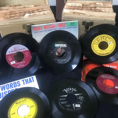 Lot 95: Vintage Record Cases and Records