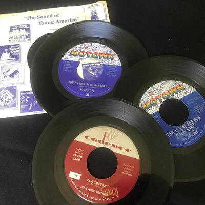 Lot 95: Vintage Record Cases and Records