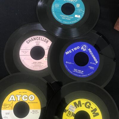Lot 95: Vintage Record Cases and Records