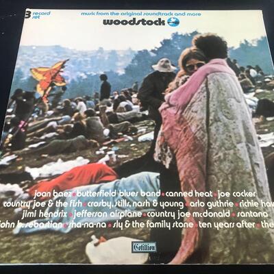 Lot 94:  Classic Vinyl: Beatles, Woodstock, and More 