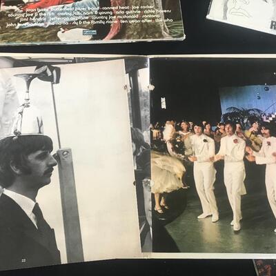 Lot 94:  Classic Vinyl: Beatles, Woodstock, and More 