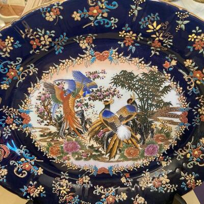 Cobalt Platter 14" x 16"