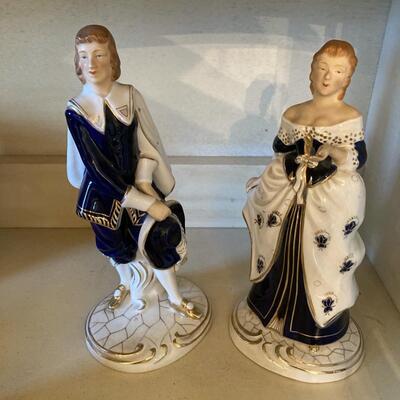 Royal Dux Victorian Couple