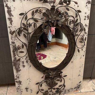 #127 Decorative Wall Mirror Boho Shabby Chic 