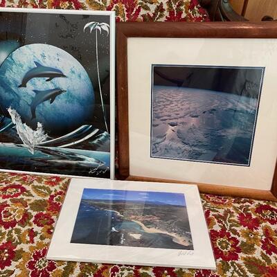 #134 3-Ocean Themed Prints 