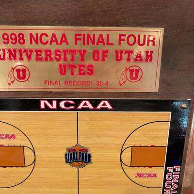 #190 NCAA Wall Plaque U of U 