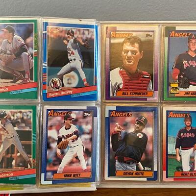 1980s 1990s California Anaheim Angels Stadium Give Away Souvenir Baseball Cards Roster Book