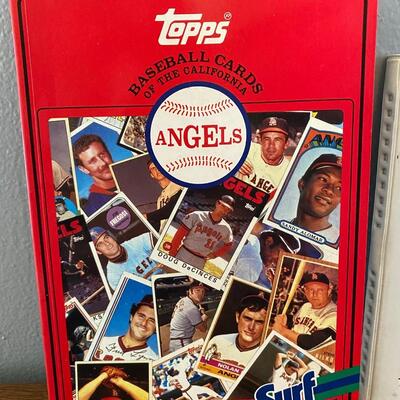 1980s 1990s California Anaheim Angels Stadium Give Away Souvenir Baseball Cards Roster Book