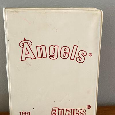1980s 1990s California Anaheim Angels Stadium Give Away Souvenir Baseball Cards Roster Book