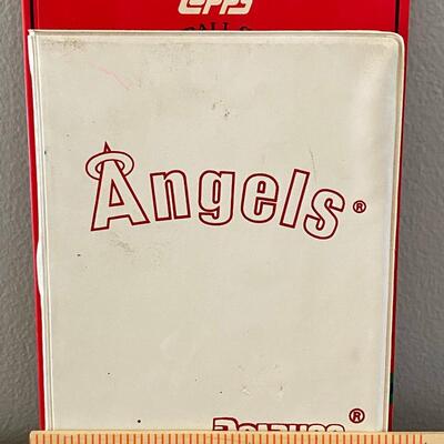 1980s 1990s California Anaheim Angels Stadium Give Away Souvenir Baseball Cards Roster Book