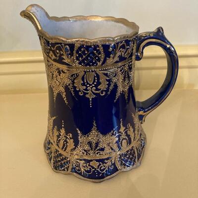 Nippon Cobalt Blue Pitcher 