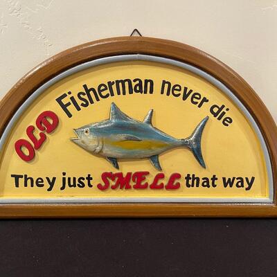 #248 Old Fisherman sign