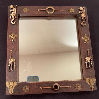#261 African Decorated Mirror