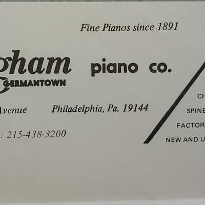 Lot 45: Cunningham Player Piano