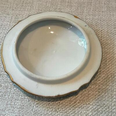LOT 50 - Porcelain Trinket Bowl with Lid, Arnier