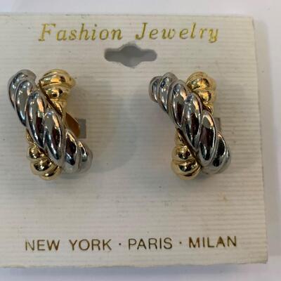 Three Pairs of Vintage Clip On Earrings