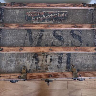 Lot 157: M.S.S. No 11 Unique Antique (1897) Trunk (Must See)