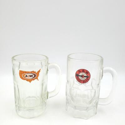 A&W ROOT BEER GLASS MUGS