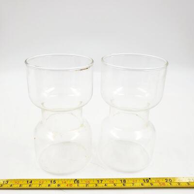 THE UN-CANDLE FLOATING CANDLE SET BY CORNING/PYREX
