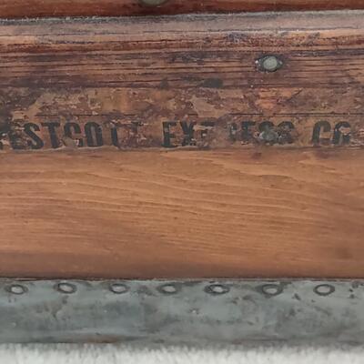 Lot 159: Solid Antique Trunk Bentwood, Metalwork (1877)