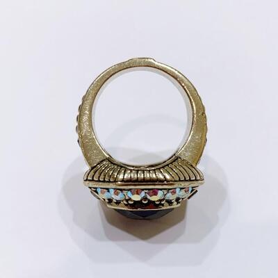 Heidi Daus "Lavish Layers" Crystal Ring Size 7