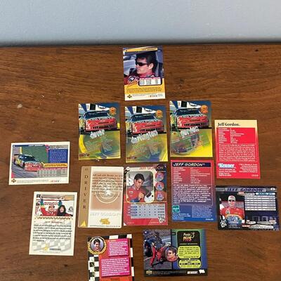 Jeff Gordon #24 NASCAR Driver Racing Dupont Superman Trading Card Lot