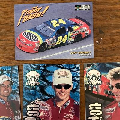 Jeff Gordon #24 NASCAR Driver Racing Dupont Superman Trading Card Lot