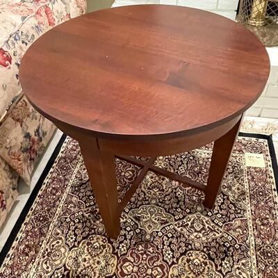 Lot 168  Round End Table