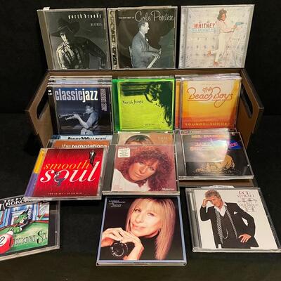 Lot 170  Collection of CDs and Holder